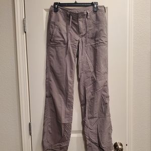 North face women hiking pants gray